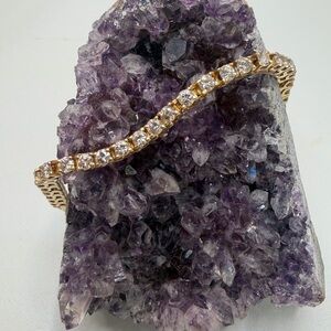 Elegant 14k Gold Women's Bracelet Diamond